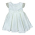 Petite Adele Baby Girls Ivory Dull Satin Beaded Flower Girl Dress 6-24M - SophiasStyle.com
